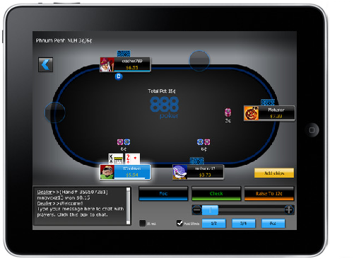 888Poker iPad Poker App $8 No Deposit Bonus
