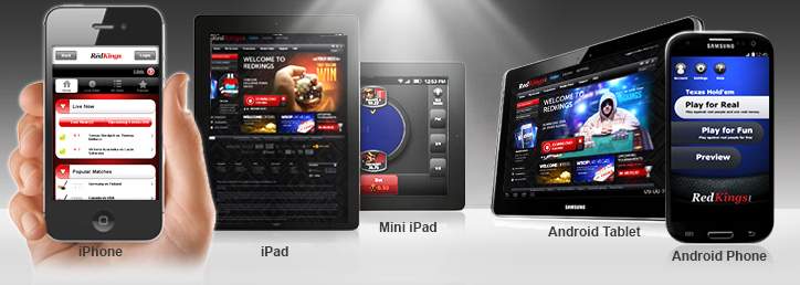 RedKings Mobile Poker Apps for iPhone, iPad and Android
